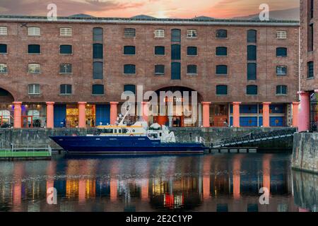 Galerie d'art Tate à Albert Dock à Liverpool Banque D'Images