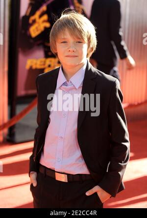 Dakota Goyo participe à la première de 'Real Steel' à Universal Studiosin Los Angeles, CA, USA, le 2 octobre 2011. Photo de Lionel Hahn/ABACAPRESS.COM Banque D'Images