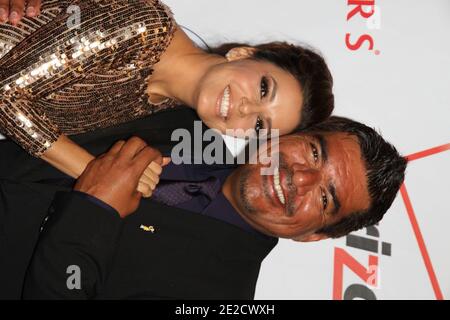 EVA Longoria, George Lopez participe au Gala « Padres Contra El cancer » à Las Vegas, le 15 octobre 2011. Photo par AJM/ABACAPRESS.COM Banque D'Images