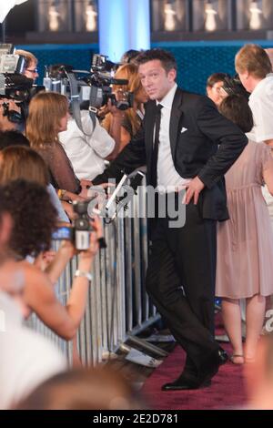 L'acteur français Vincent Cassel arrive pour la projection de 'maa Africa' au 3e Festival du film de Doha Tribeca, à Doha, au Qatar, le 27 octobre 2011. Photo par Ammar Abd Rabbo/ABACAPRESS.COM Banque D'Images