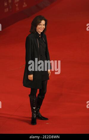 La Directrice Anne Fontaine arrive pour la projection de 'mon Pire Cauchemard' lors du 6ème Festival International du film de Rome, à Rome, Italie, le 30 octobre 2011. Photo d'Aurore Marechal/ABACAPRESS.COM Banque D'Images