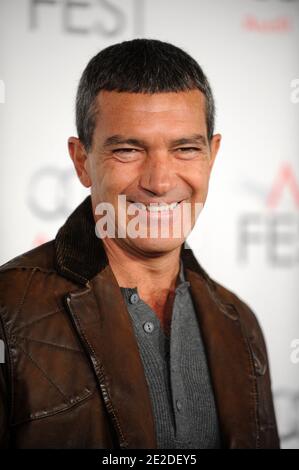 Antonio Banderas arrivant pour la "loi du désir" une soirée avec Pedro Almodovar hommage partie de l'AFI film Fest 2011 au théâtre chinois à Los Angeles, CA, Etats-Unis le 7 novembre 2011. Photo de Lionel Hahn/ABACAPRESS.COM Banque D'Images