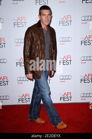 Antonio Banderas arrivant pour la "loi du désir" une soirée avec Pedro Almodovar hommage partie de l'AFI film Fest 2011 au théâtre chinois à Los Angeles, CA, Etats-Unis le 7 novembre 2011. Photo de Lionel Hahn/ABACAPRESS.COM Banque D'Images