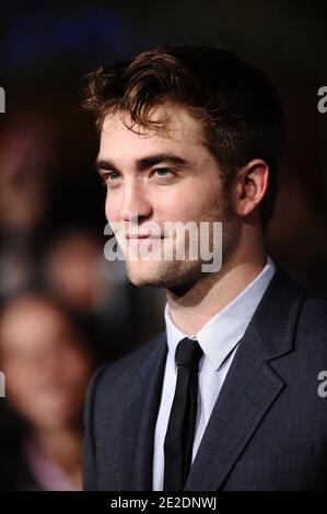 Robert Pattinson participe à la première de Summit Entertainment 'The Twilight Saga: Breaking Dawn - part 1' qui s'est tenue au Nokia Theatre de Los Angeles, CA, USA le 14 novembre 2011. Photo de Lionel Hahn/ABACAPRESS.COM Banque D'Images