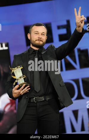 Daniel Henshal reçoit la meilleure performance d'un acteur de 'Snowtown' lors de la cérémonie de clôture dans le cadre du 11ème Festival du film de Marrakech à Marrakech, au Maroc, le 10 décembre 2011. Photo de Nicolas Briquet/ABACAPRESS.COM Banque D'Images