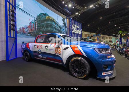 Bangkok, Thaïlande - 9 décembre 2020 : salon automobile Ford en Thaïlande International Motor Expo 2020 (MOTOR EXPO 2020) le 9,2020 décembre à Bangkok, Thaïlande. Banque D'Images