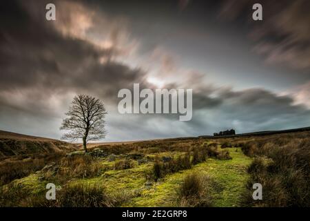 Paysages magnifiques autour de Calvaire, West Yorkshire. Banque D'Images