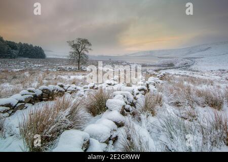 Paysages magnifiques autour de Calvaire, West Yorkshire. Banque D'Images