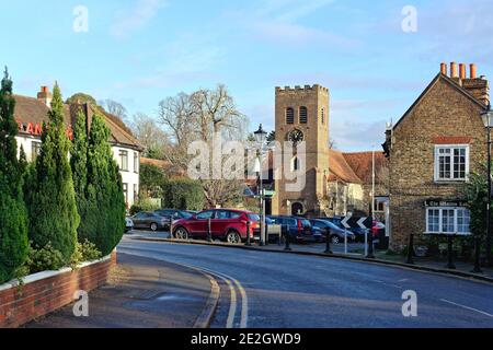 Church Square à Shepperton Surrey, Angleterre, Royaume-Uni Banque D'Images