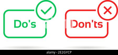 faites et enfilez le badge rouge et vert Illustration de Vecteur