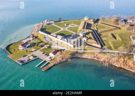 Old fort Niagara (Star fort est fort Niagara), Youngstown, comté de Niagara, NY, États-Unis Banque D'Images