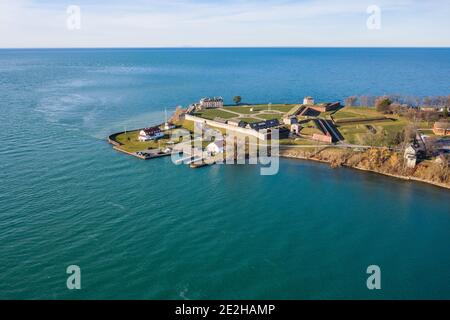 Old fort Niagara (Star fort est fort Niagara), Youngstown, comté de Niagara, NY, États-Unis Banque D'Images