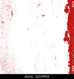 Rouge embrouillé Grunge Illustration de Vecteur