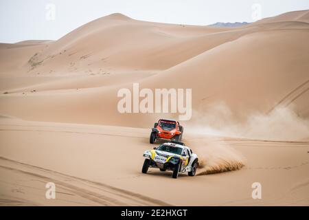 349 Plaza Perez Manuel (esp), Plaza Monica (esp), Chevrolet, Sodicars Racing, Auto, action pendant la 11e étape du Dakar 2021 entre Al-Ula et Yanbu, en Arabie Saoudite le 14 janvier 2021 - photo Antonin Vincent / DPPI / LiveMedia Banque D'Images