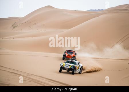 349 Plaza Perez Manuel (esp), Plaza Monica (esp), Chevrolet, Sodicars Racing, Auto, action pendant la 11e étape du Dakar / LM Banque D'Images