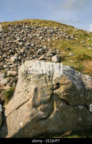 Loughcrew monuments, dans le comté de Meath, Irlande, datant de 3500 av. Banque D'Images