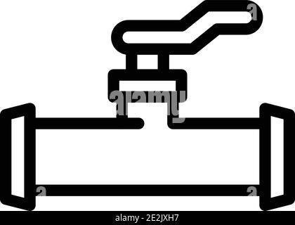 Icône Jet Pipe. Icône vectorielle de vecteur de jet Pipe pour la conception Web isolée sur fond blanc Illustration de Vecteur