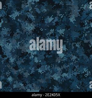 Camouflage numérique sans couture motif militaire géométrique fond camouflage Illustration de Vecteur
