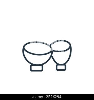 Icône de vecteur de contour de tableau. Icône de tacas noir à ligne mince, vecteur plat illustration d'élément simple de l'Inde modifiable concept isolé sur backgro blanc Illustration de Vecteur