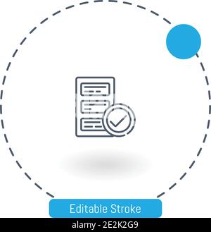 icône de vecteur résolu icônes de contour modifiables pour le web et mobile Illustration de Vecteur