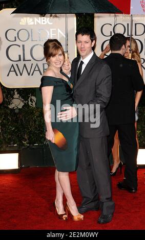 Amy Adams et Darren le Gallo lors de la 67e cérémonie des Golden Globe Awards, tenue à l'hôtel Beverly Hilton de Los Angeles, CA, Etats-Unis, le 17 janvier 2010. Photo de Lionel Hahn/ABACAPRESS.COM (en photo : Amy Adams, Darren Legallo) Banque D'Images