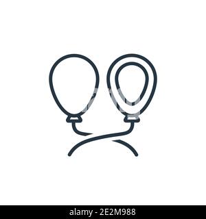 Icône de vecteur de bulles flottantes. Icône de bulles flottantes noires à lignes fines, vecteur plat illustration d'élément simple du concept général modifiable i Illustration de Vecteur