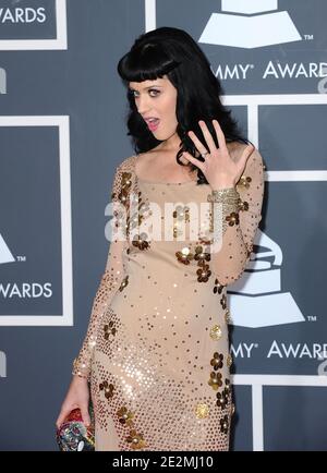 Katy Perry au 52e Grammy Awards annuel, qui s'est tenu au Staples Center de Los Angeles, Californie, États-Unis, le 31 janvier 2010. Photo de Lionel Hahn/ABACAPRESS.COM (photo : Katy Perry) Banque D'Images