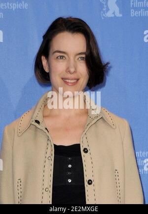 Olivia Williams lors d'une séance photo pour « Ghost Writer » dans le cadre du 60ème Festival du film de Berlin à l'hôtel Grand Hyatt de Berlin, en Allemagne, le 12 février 2010. Photo de Nicolas Briquet/ABACAPRESS.COM Banque D'Images