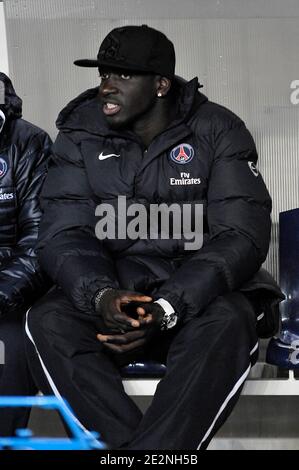 Mamadou Sakho du PSG lors du match de football de la première Ligue française, Paris Saint-Germain contre l'Olympique de Marseille, au Parc des Princes Stadium de Paris, France, le 28 février 2010. L'Olympique de Marseille a gagné 3-0. Photo de Thierry Plessis/ABACAPRESS.COM Banque D'Images