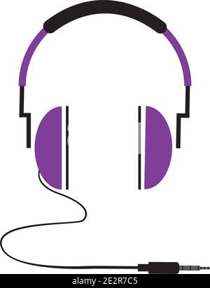 Icône de vecteur casque, icône de centre d'appels conception d'illustration de vecteur Illustration de Vecteur