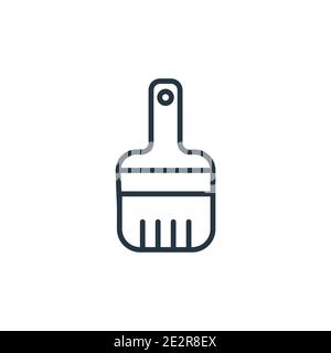 Icône de vecteur de contour de forme du générateur. Icône de forme de construction noire à lignes fines, illustration d'élément simple à vecteur plat du concept de construction modifiable isol Illustration de Vecteur