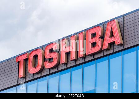 Les bureaux de Toshiba (Australie) Pty Limited à Macquarie Park (North Ryde), Sydney, Australie Banque D'Images