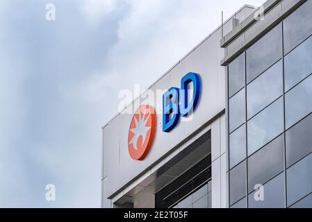 Les bureaux de Becton, Dickinson and Company (BD) à Macquarie Park, Sydney, Australie Banque D'Images