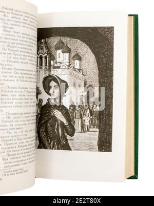 Le « précipice » d'Ivan Goncharov, publié pour la première fois en 1984 en URSS. Banque D'Images