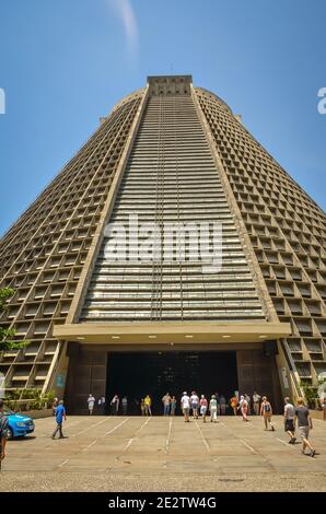 Cathédrale de Rio de Janeiro, Brésil Banque D'Images
