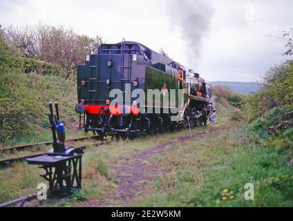 West Country Class No 34027 Taw Valley à Battersby, North Yorkshire, Angleterre Banque D'Images