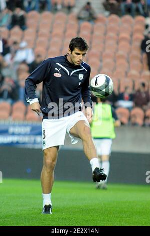 Yoann Gourbrassard de Bordeaux lors du match de football de la première Ligue française, Paris Saint-Germain vs Bordeaux au Parc des Princes Stadium à Paris, France, le 10 avril 2010. PSG a gagné 3-1. Photo de Thierry Plessis/ABACAPRESS.COM Banque D'Images