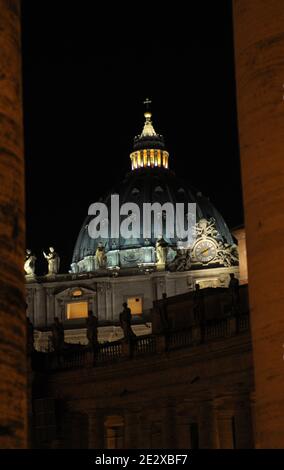 Une visite au coeur du Vatican, le plus petit état du monde. Basilique Saint-Pierre, Vatican, le 2010 janvier. Photo par Eric Vandeville/ABACAPRESS.COM Banque D'Images