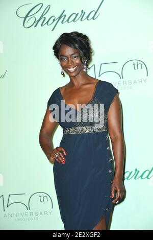 Aissa Maiga participe au Prix du mariage et du Chopard Trophée tapis rouge lors du 63e Festival de Cannes, dans le sud de la France, le 13 mai 2010. Photo de Hahn-Nebinger-Orban/ABACAPRESS.COM Banque D'Images