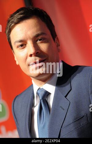 Jimmy Fallon participe au salon NBC Upfront, présentant un large éventail de talents issus de nouvelles séries et de nouvelles séries présentées dans les divisions de NBC Universal, qui a tenu le Hilton Hotel à New York City, NY, États-Unis. Le 17 mai 2010. Photo de Mehdi Taamallah/ABACAPRESS.COM (en photo : Jimmy Fallon) Banque D'Images