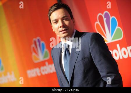 Jimmy Fallon participe au salon NBC Upfront, présentant un large éventail de talents issus de nouvelles séries et de nouvelles séries présentées dans les divisions de NBC Universal, qui a tenu le Hilton Hotel à New York City, NY, États-Unis. Le 17 mai 2010. Photo de Mehdi Taamallah/ABACAPRESS.COM (en photo : Jimmy Fallon) Banque D'Images