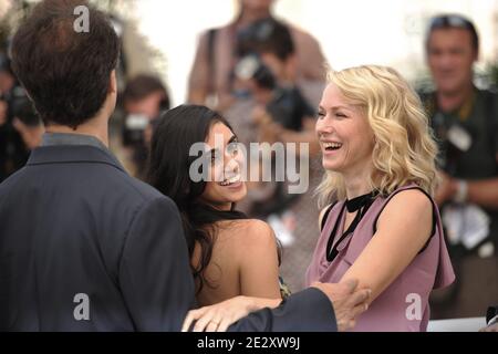 Liraz Charhi et Naomi Watts assistent à la foire Photocall présentée en compétition lors du 63e Festival de Cannes, France, le 20 mai 2010. Photo de Hahn-Nebinger-Orban/ABACAPRESS.COM Banque D'Images