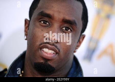 Sean Combs participe aux MTV Movie Awards 2010 qui se sont déroulés au Gibson Amphitheater Universal Studios le 6 juin 2010 à Los Angeles, en Californie. (Photo : Sean Combs). Photo de Lionel Hahn/ABACAPRESS.COM Banque D'Images