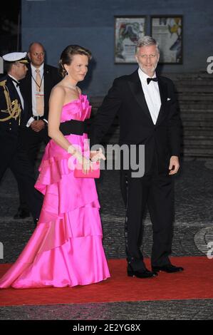 Le prince héritier Philippe de Belgique et la princesse Mathilde de Belgique ont assisté à la représentation de gala à la salle de concert de Stockholm, en Suède, le 18 juin 2010. Photo de Mousse-Nebinger-Orban/ABACAPRESS.COM Banque D'Images