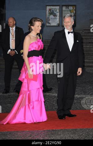 Le prince héritier Philippe de Belgique et la princesse Mathilde de Belgique ont assisté à la représentation de gala à la salle de concert de Stockholm, en Suède, le 18 juin 2010. Photo de Mousse-Nebinger-Orban/ABACAPRESS.COM Banque D'Images