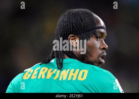 Gervinho de Côte d'Ivoire lors du match de football de la coupe du monde de la FIFA, Afrique du Sud 2010, groupe G, Brésil contre Côte d'Ivoire au stade de football de la ville de football à Johannesburg, Afrique du Sud, le 20 juin 2010. Le Brésil a gagné 3-1. Photo de Henri Szwarc/ABACAPRESS.COM Banque D'Images