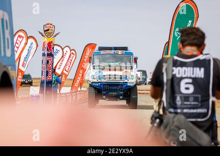 507 Sotnikov Dmitry (rus), Akhmadeev Ruslan (rus), Akhmatzianov Ilgiz (rus), Kamaz, Kamaz - Maître, Camion, camion, portrait d / LM Banque D'Images