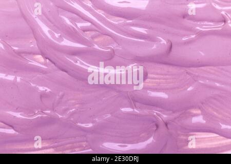 Texture cosmétique de l'argile. Masque pour le visage et le corps. Texture rose. Gros plan - image Banque D'Images