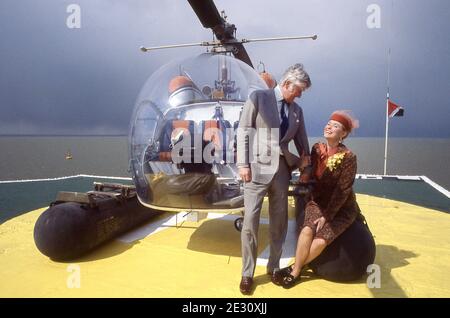 Sealand. Mariage du Prince Michael Bates mai 1979 Banque D'Images