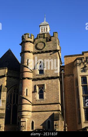 Tour du King Edward vi College, Stourbridge, West midlands, Angleterre, Royaume-Uni. Banque D'Images